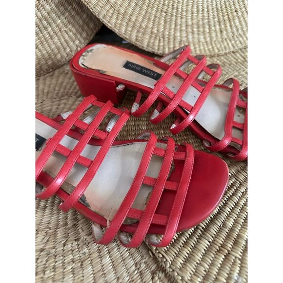 Nine West women’s size 8 used sandal heels - Picture 3 of 12